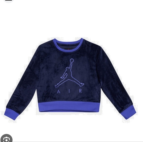 Youth Velour Jordan Crew - Picture 4 of 4